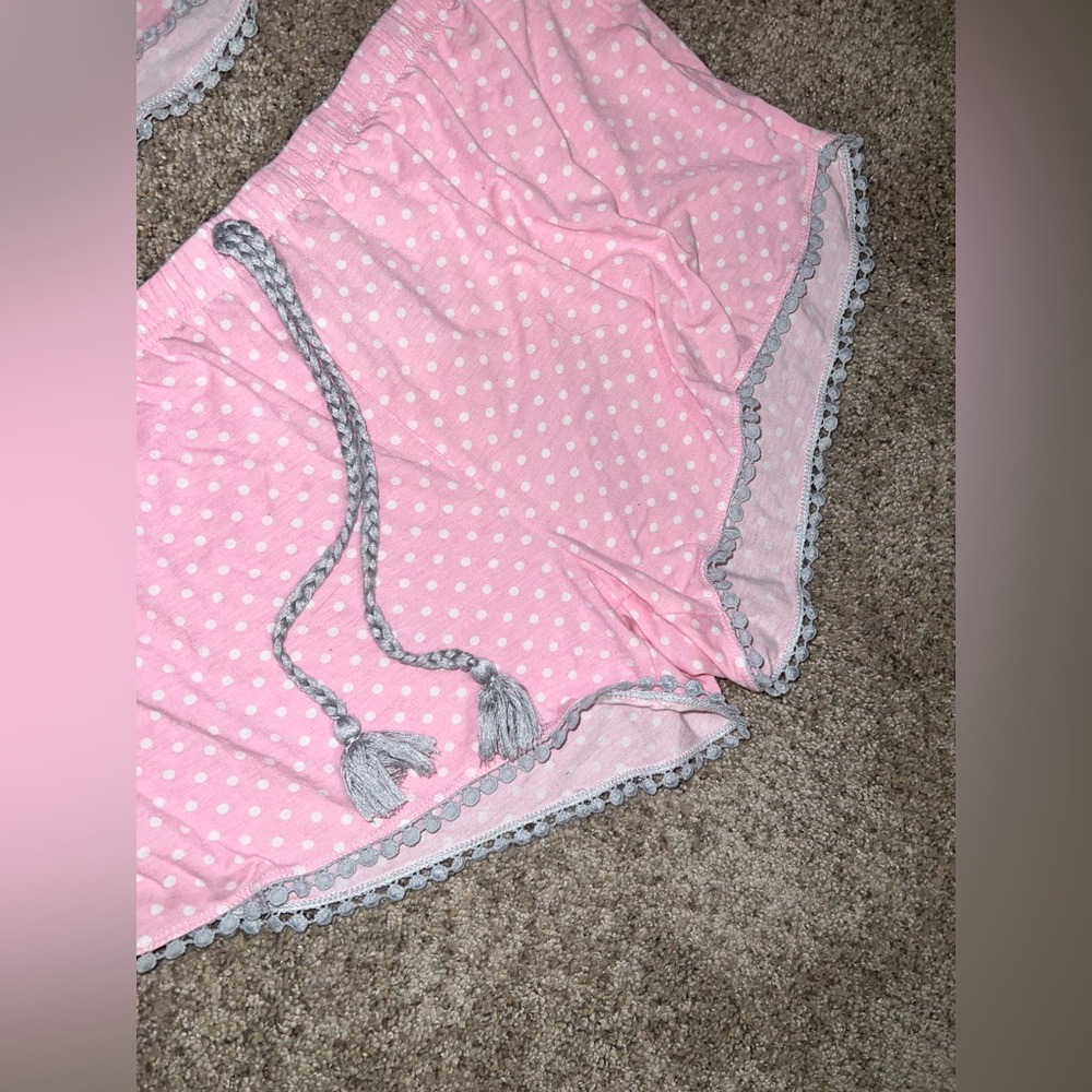 Pj Couture Pink Polka Dot Pajama Set - Picture 6 of 7